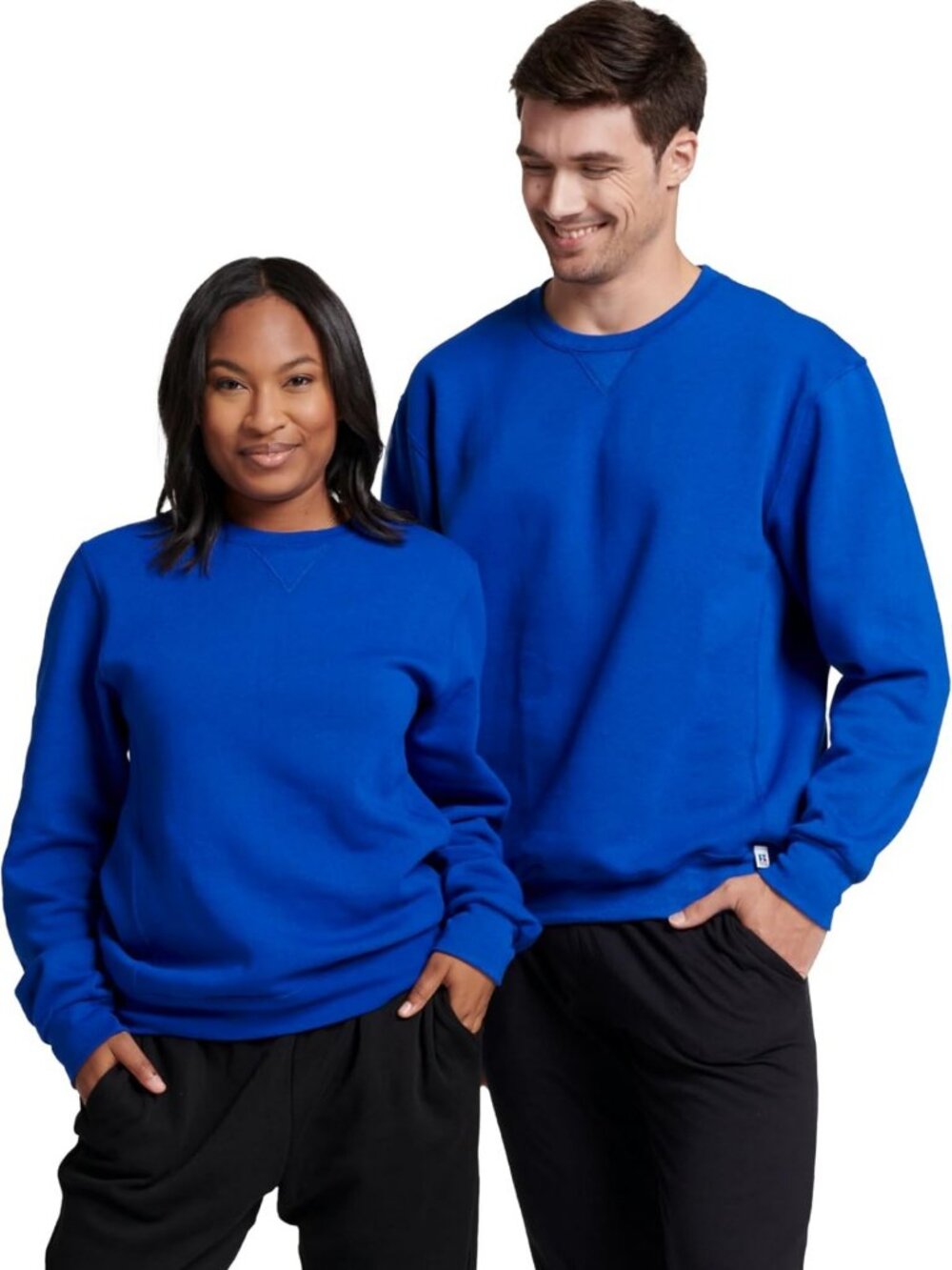 Cozy Men's Dri-Power Fleece Sweatshirt, Moisture-Wicking Cotton Blend, Relaxed